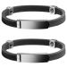 1/2pc Wrist Band - 20g Silicone Wristbands Custom Wrist Bands | Adjustable Hand Wrist Band Anti Static Wrist Strap Band Cordless Band Sports Wristbands Black Colour Hand Wrist band for Boys Adults 2pcs Black
