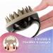 Fanxiya Silicone Shampoo Brush - Scalp Massager for Relaxation & Peeling | Wet & Dry Use (Black) - Buy Online on GoSupps.com