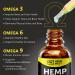 Organic Hemp Oil 9,000,000mg - Natural Drops with Vitamins B, C, E, Omega 3, 6, 9 - Buy Online on GoSupps.com