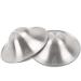 Boboduck Silver Nipple Shields 999 Silver Cups for Breastfeeding Essentials Breast Shields for Nursing Newborns Silver Nipple Guards and Pads (Large)