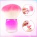 ANGNYA Soft Kabuki Nail Dust Brush for Acrylic Nails - Pink White Hair with Gradient Handle - Buy Online on GoSupps.com