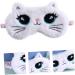 Masque de Sommeil Gar on Fille Peluche Chat Doux Occultant avec Bande lastique Ajustable Confortable pour Sieste et Voyage - Buy Online on GoSupps.com