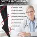 Ailaka Zipper Compression Socks 15-20 mmHg Knee High Support for Men Women - 2X-Large, Black - Buy Online on GoSupps.com