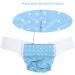 Premium Washable Adult Diaper | Adjustable Incontinence Care | Sky Blue Cloth Diaper with Exhaustive Pocket Design - Buy Online on GoSupps.com