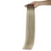 Youngsee Genius Weft Real Hair Extensions - 40cm Dark Brown to Light Brown Ombre - Balayage Hair Tresses for a Natural Look - 25g #4/7/80 - Buy Online on GoSupps.com