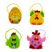 Holibanna Candy Bags Hamper Easter Egg Toss Ora Tote Bag Easter Basket Candycorns Easter Candy Bag Eggs Animal