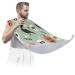 Halloween Pumpkin Crow Skull Beard Bib Apron Beard Bib Hair Catcher for Men Shaving and Trimming Non-Stick Waterproof Beard Cape Grooming Cloth with 2 Suction Cups Gifts for Men