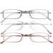 Eyekepper 3pcs Stainless Steel Half Eye Reading Glasses +2.5 | Stylish & Comfortable Readers for All Ages - Buy Online on GoSupps.com