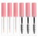 Ciieeo 6pcs Eyeliner Stick Eyelash Brush Mini Containers Pet Shadow Tip Liner Tubes Make up Travel 10.5x1.5cm Pink