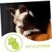 Yardwe Warm Pullover for Pets - Cozy Cat & Puppy Outfits | Sphynx Sweater & Kitten Sweater | Autumn & Winter Clothing | Light Green (37x34x34cm) - Buy Online on GoSupps.com