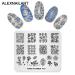 Nail Art Stamp Plate - Floral Rose Multi-Pattern for DIY Nail Decoration | FL037 - Buy Online on GoSupps.com