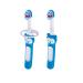 MAM Baby's Brush Set (2 Training Toothbrushes 1 Safety Shield) Baby Toothbrushes with Brushy the Bear Interactive App For Boy 5+ Months Blue