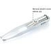 Sensica Lumi Tweezers - Professional Precision Tweezers with LED Light for Men and Women - Ideal for Eyebrows, Nose, Lip, Hair Removal - Stainless Steel Slant Tip with Point - Buy Online on GoSupps.com