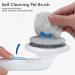 Self Cleaning Slicker Dog Brush for Shedding & Tangles - Ideal for Long & Short Haired Dogs & Cats - Grooming Tool for Indoor Pets - Buy Online on GoSupps.com
