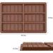 Silicone Rectangle Wax Melt & Chocolate Bar Mold | Wickless Candle & Chocolate Bakeware - Buy Online on GoSupps.com