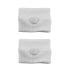 1 Pair Motion Sickness Wristbands Natural Nausea Relief Bands for Kids &Adults Anti-Nausea Wristbands for Car Sea Sickness Travel Sickness Pregnancy Morning Sickness (White)