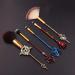 5Pcs Classical Movie Makeup Brushes - Professional Cosmetic Brushes Kit - Buy Online on GoSupps.com