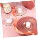 Garneck 6-Piece Glass Bowl Candlestick Set | Candle Heat Plate & Wax Warmer Accessories | Transparent 12x12cm - Perfect for Home D cor - Buy Online on GoSupps.com
