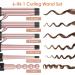 6-IN-1 Professional Curling Wand Set with 6 Interchangeable Ceramic Barrels - Rose Gold - Buy Online on GoSupps.com