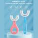 Pritbon 4Pcs Children's U-Shape Toothbrush for 360 Cleansing | Heart/Oval Design | Kids 0-12 Years - Buy Online on GoSupps.com
