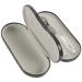 Cabilock 1 set of glasses case with double usage purpose sunglasses container lens tank travel box colored contact lenses Schnapps glass travel kit travel suitcase fashion PU leather As shown 3