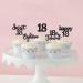Keaziu 25 Pack 18th Birthday Cupcake Toppers Sweet 18 Happy 18th Cupcake Picks Eighteen 18 Fabulous Anniversary Birthday Party Cake Decorations Supplies Black 18 - Buy Online on GoSupps.com