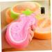FRCOLOR 12 Pcs Soft Exfoliating Sponge Loofahs - Bath Pouf Scrubber for Cleaning & Shower - Earth Tones Fruit Shaped Sponges for Kids - Buy Online on GoSupps.com