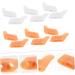 Silicone Toe Stretchers 24 Pcs - Pinky Straightener Sleeves & Gel Separators - Buy Online on GoSupps.com