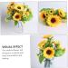 Warmhm 2 Pcs Simulated Sunflower House Ornaments Fake Sunflower Branches Fake Silk Sunflower Silk Sunflower Bouquet Fake Sunflowers Fake Yellow Flowers Silk Cloth At Home Spring Yellowx2pcs 33X25CMx2pcs - Buy Online on GoSupps.com