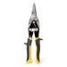 HURRICANE 10 Inch Aviation Tin Snips Heavy Duty Metal Cutter Shears for Cutting Sheet Metal Straight Cut Chrome Vanadium Steel 10 Inch Regular Straight Cut