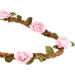 Buy Butterms Women Girls Rose Flower Ring Band - Pink Wedding Hair Crown & Boho Festival Headband - Buy Online on GoSupps.com