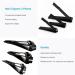 Intirilife Nail Clipper Set 3 Pieces for Fingernails and toenails Made of Stainless Steel in Black - Nail Care Tool Manicure Pedicure Nail Nipper Nail Cutter Clipper (Curved/Bevelled Blade) - Buy Online on GoSupps.com