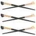 VINTORKY 6 Pcs Eyebrows Brush Eyeliner Applicator Tool Angled Eyeliner Brush Concealer Brush Brow Brush Wood