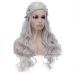 Wig long curly curls for women game of throne daenerys targaryen braids braided wavy welly reing Halloween carnival carnival cosplay wig de014b