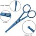 Kids Safety Hairdressing Scissors with Round Tips and Curved Blades - Professional Salon Barber Scissors for Baby Haircuts (Blue 4.5 inch) - Buy Online on GoSupps.com