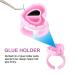 Infilila Disposable Glue Rings for Eyelash Extensions - 100PCS Lovely Heart Shape Glue Cups in Pink | Lash Fan Blossom Supplies - Buy Online on GoSupps.com