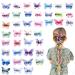 Organza Butterfly Clips for Girls  40 Pcs 3D Butterfly Hair Clips Medium Size  Fabric Butterfly Hair Clips for Women Wedding Party DIY Hair Accessories (Colorful)
