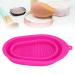 Buy Makeup Brush Cleaner Soft Foldable Mat - Effective Cleaning for Home & Travel (Rose Red) | Fast International Shipping - Buy Online on GoSupps.com