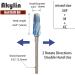 Akylin Super Pro 5 in 1 Nail Drill Bits Carbide Tapered Bit 3/32" Shank - Manicure Nail Art Acrylic/Hard Gel Fast Remover Two Way Rotate 5 in 1 Type-A - Buy Online on GoSupps.com
