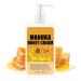 Grospe Manuka Honey Cream Honey Firming Cream Body Lotion & Face Moisturizer Skin Care for Dry Crepey Wrinkle Sun Damaged Skin Tightening Body Cream for Women & Men 5.3oz