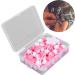 74 Pcs Round Hair Beads DIY Braid Hair Beads Braids for Girls(Pink) - Buy Online on GoSupps.com