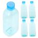TOVINANNA 5pcs Eye Wash Bottle Dropper Bottles Mini Liquid Bottle Travel Supply Bottle Wash Brush Blue Plastic