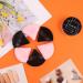 Pimoys 12-Piece Soft Face Triangle Makeup Puffs - Velour Foundation Sponges for Loose Powder & Body Cosmetic, Beauty Tools in Black+Pink - Buy Online on GoSupps.com
