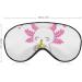 Kawaii Axolotl Noodle Sleep Mask | Soft Light-Blocking Eye Cover for Women | Adjustable Cartoon Blindfold & Eyeshade - Buy Online on GoSupps.com