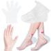 Paraffin Wax Liners for Feet and Hand, 200pcs Larger and Thicker Plastic Hand and Foot Bags, Plastic Paraffin Bath Mitt Glove and Sock Liners Paraffin Wax Mitts (paraffin gloves for hands and foot)