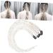 FRCOLOR Set of 2 Hair Clips with Pearl Tassel Pearl Crown Long Hair Clip Chain with Pearls Pearl Tassel Pearls Tiara Hair Clips for Women Faux Pearls White Imitation Pearls Miss Long Pearl - Buy Online on GoSupps.com