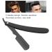 Men's Folding Razor - Classic Manual Straight Edge Hairdressing Tool | Professional Stainless Steel (Black) - Buy Online on GoSupps.com