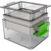 Tofu Press - Beginner's Choice for Enhanced Tofu Taste Up to 3X More Efficient Tofu Pressing Removes Water in 10-20 Minutes - Dishwasher Safe & BPA Free with Drip Tray Includes Tofu Cookbook A1: 8-12 oz Bricks of Tofu