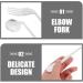 Doitool Adaptive Utensil Set Angled Spoon & Fork for Easy Self-Feeding | Stainless Steel Cutlery for Seniors & Patients (Right Hand) - Buy Online on GoSupps.com
