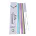 Set of 6 Reusable Straws Silicone Replacements Straw Colorful Straws with Cleaning Brush Silicone Straws Great for Cups Kitchen Supplies